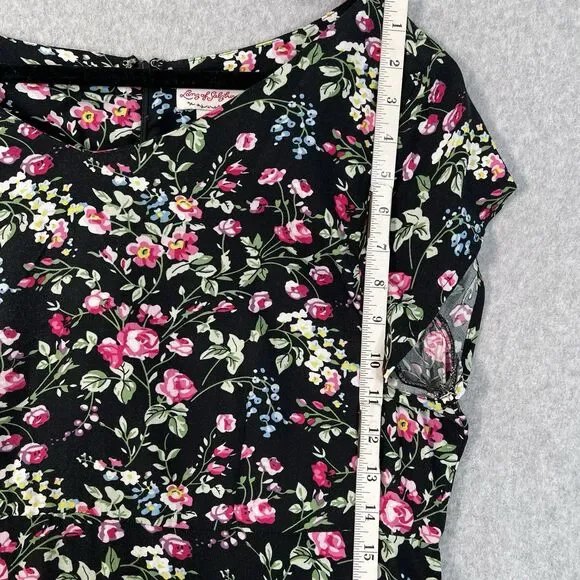 Lanz Of Salzburg Floral Elegant Dress Women’s Size Medium Boho Cottagecore - Picture 11 of 16